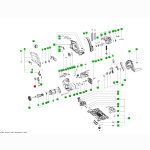 FESTOOL Drehknopf D34 M6x8 blau