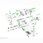 FESTOOL Drehknopf D34 M6x8 blau
