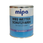 MIPA WBS Wetterschutzfarbe sd.matt RAL3000 feuerrot 750ml
