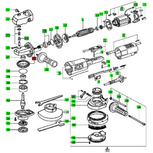 Festool Kohlehalter für RAS 180 E, ( Paar )