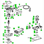 Festool Abdeckkappe/Gehäuse oben für RS 3 E