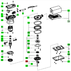 Festool Exzenter für RS 400
