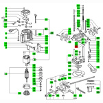 Festool Drücker für OF 2000/1