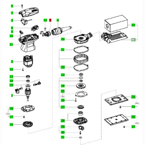 Festool Steckergehäuse für RS 100/200/300/400 EQ, DTS/RTS/ETS125