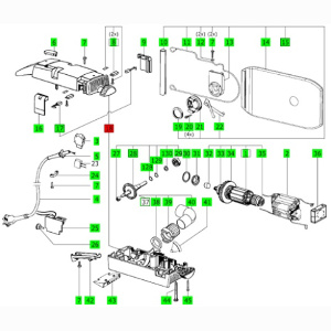 Festool Motorgehäuse für BS105 E