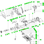 Festool Kohle für TS 55 EBQ, 2Stk.