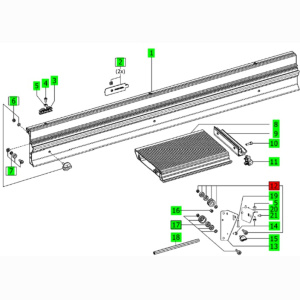 Festool Rolle für CS 50 Schiebetisch (1 Stk.)