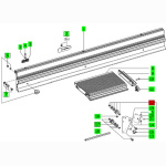 Festool Rolle für CS 50 Schiebetisch (1 Stk.)