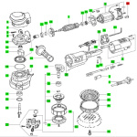 Festool Abschaltkohle ( Paar ) für RO 150 E