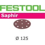 FESTOOL Schleifscheiben Saphir STF Ø125mm 8-Loch P80, 25Stk.