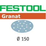 FESTOOL Schleifscheiben Granat STF Ø150mm 16-Loch P280, 100Stk.- AUSLAUF-> neu: 575169