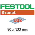 FESTOOL Schleifstreifen Granat STF 80 x 133mm P40, 10Stk.