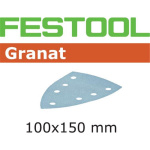 FESTOOL Delta-Schleifblätter Granat STF 100 x 150mm 7-Loch P400, 100Stk. NF: 577552