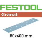 FESTOOL Schleifstreifen Granat STF 80 x 400mm P80, 50Stk.