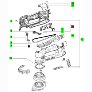 Festool Elektronik für RO 90 DX FEQ 230V