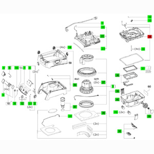 Festool Gehäuse für CT MINI Blau 230V