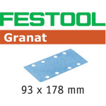 FESTOOL Schleifstreifen Granat STF 93 x 178mm 8-Loch P240, 100Stk.