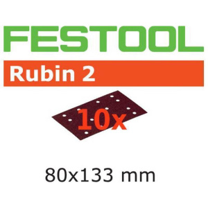 FESTOOL Schleifstreifen Rubin2 STF 80 x 133mm P100, 10Stk.,  AUSLAUF o. NF