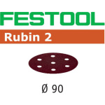 FESTOOL Schleifscheiben Rubin2 STF Ø90mm 6-Loch P80, 50Stk.