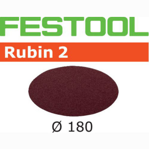 FESTOOL Schleifscheiben Rubin2 STF Ø180mm ungelocht P150, 50Stk.  - AUSLAUF o. NF -