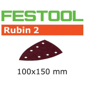 FESTOOL Delta-Schleifblätter Rubin2 STF 100 x 150mm P60, 50Stk. - AUSLAUF -