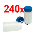 240 Brush bottles with ball f. Car paint, solvent...