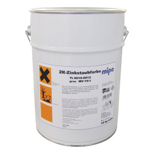 MIPA 2K zinc dust paint, zinc dust primer 19 kg