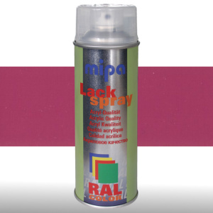 MIPA Acryllack RAL Color Farbspray 400ml RAL4006 - verkehrspurpur