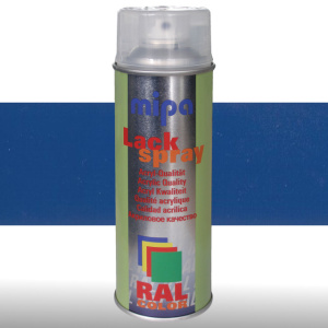 MIPA Acryllack RAL Color Farbspray 400ml RAL5010 - enzianblau