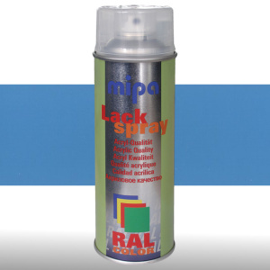 MIPA Acryllack RAL Color Farbspray 400ml RAL5012 - lichtblau