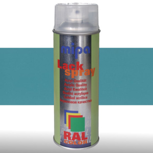 MIPA Acryllack RAL Color Farbspray 400ml RAL5018 - türkisblau
