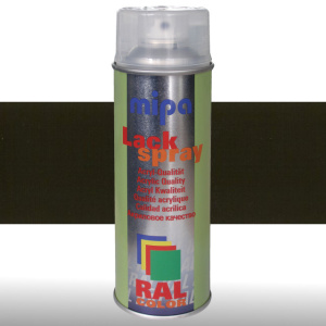 MIPA Acryllack RAL Color Farbspray 400ml RAL6014 - gelboliv stumpfmatt (Natogrün)