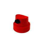Spraydosen Sprühkopf FAN 0.25mm rot/schwarz - Flachstrahl 90° verstellbar