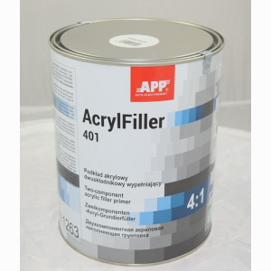 APP 2K HS Acrylfiller 4:1 Füller grau Nass-in-Nass, 4L