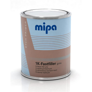 MIPA 1K Fast-Filler grau, Reparaturfüller f. Alu, Zink, 1Ltr.