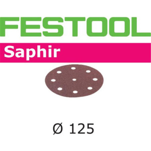FESTOOL Schleifscheiben Saphir STF Ø125mm 8-Loch P24-P80, 25Stk.
