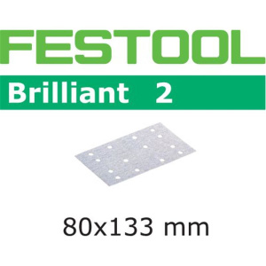 FESTOOL Schleifstreifen Brilliant2 STF 80 x 133mm P40-P400, 50/100Stk.- AUSLAUF! --> neu Granat