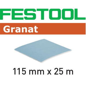 FESTOOL Schleifrolle Granat soft 115mm x 25m P120-P800, 200 Pads