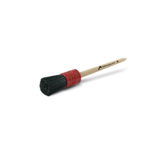 Ringpinsel, roter PA-Vorband, schwarze Borste Gr.10