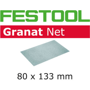 FESTOOL Granat Net, Netzschleifmittel STF 80 x133mm, P80 - 400/50Stk.