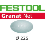 FESTOOL Granat Net, Netzschleifmittel STF D225mm, P80 - 400 GR/25Stk.
