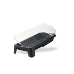 5x Farbwannen-Einsatz transparent in 2 Gr. 15x29 / 24x32cm