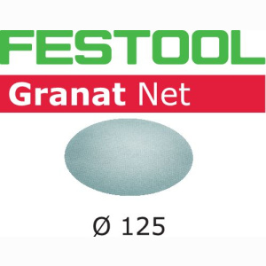 FESTOOL Granat Net, Netzschleifmittel STF D125mm, P80 - 400 GR/50Stk.