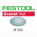 FESTOOL Granat Net, Netzschleifmittel STF D225mm, P400...