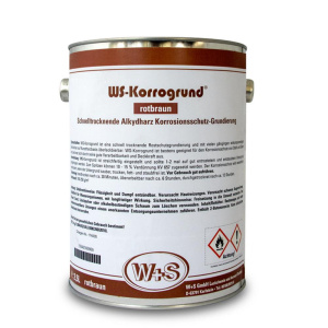 WS-Plast Korrosionsschutz-Grundierung K3601 rotbraun, 12,5kg