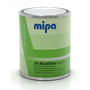 MIPA 2K-Multifiller Schleiffüller, Naß-in-Naß Füller hellgrau, 4Ltr.