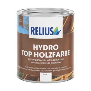 Relius Hydro TOP Holzfarbe Wetterschutzfarbe weiss, 2,5L