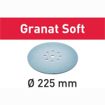 FESTOOL Schleifscheiben Granat Soft STF Ø225mm 8-Loch P80-P240, 25Stk.