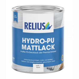 Relius Hydro-PU Mattlack weiß 0,375Ltr. * 343913
