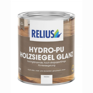 Relius Hydro-PU Holzsiegel Glanz farblos 0,375 / 0,75 / 2,5 / 5Ltr.